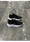 Loewe X On Running Siyah Beyaz Bez Detaylı Spor Ayakkabı