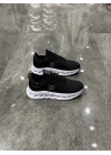 Loewe X On Running Siyah Beyaz Bez Detaylı Spor Ayakkabı