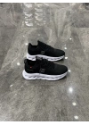 Loewe X On Running Siyah Beyaz Bez Detaylı Spor Ayakkabı