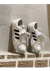 Adidas Beyaz Siyah Bez Spor Ayakkabı