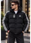Adidas Essentials Siyah Beyaz Çift Taraflı Şişme Mont