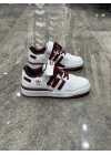 Adidas Forum Low Beyaz Bordo Detaylı