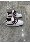 Adidas Forum Low Beyaz Bordo Detaylı