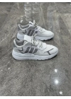 Adidas Jogger Beyaz Gri Beyaz Taban Detaylı