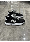 Adidas Jogger Siyah Beyaz Beyaz Taban Detaylı