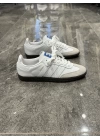 Adidas Samba Beyaz Beyaz Kauçuk Taban Detaylı