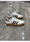 Adidas Samba Beyaz Bordo Spor Ayakkabı