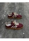 Adidas Samba Bordo Krem Detaylı Spor Ayakkabı