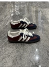 Adidas Samba Bordo Krem Lacivert Spor Ayakkabı