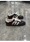 Adidas Samba Bordo Krem Lacivert Spor Ayakkabı