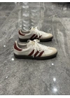 Adidas Samba Krem Bordo Spor Ayakkabı