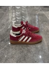 Adidas Spezial Bordo Krem Süet Detaylı Spor Ayakkabı