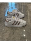 Adidas Süperstar Beyaz Altın Ayna Spor Ayakkabı