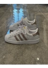Adidas Süperstar Beyaz Altın Ayna Spor Ayakkabı