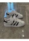 Adidas Süperstar Beyaz Siyah Ayna Spor Ayakkabı