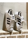 Adidas Süperstar Beyaz Siyah Simli