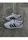 Adidas Süperstar Beyaz Siyah Taban Renk Detaylı Spor Ayakkabı