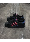 Adidas Süperstar Black Rose Blue Detaylı Spor Ayakkabı