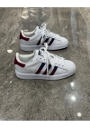 Adidas Süperstar Çift Logo Bordo Mavi Detaylı
