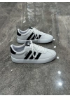 Adidas VL Court 2.0 Beyaz Siyah Detaylı Spor Ayakkabı
