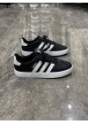 Adidas VL Court 2.0 Siyah Beyaz Detaylı Spor Ayakkabı