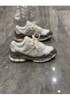 Asics Gel Ncy Krem Kahve Yeşil Detaylı Spor Ayakkabı