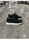 Canyon Siyah Beyaz Detaylı Deri Sneaker
