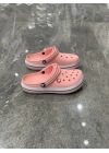 Crocs Classıc Pembe Beyaz Detaylı Terlik