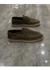 Erkek Espadril Loafer Yeşil Ayakkabı