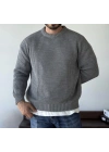 Giesto Gri Örme Triko