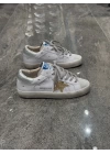 Golden Goose Beyaz Sarı gümüş topuk Yıldız Detaylı