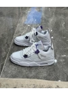 Jordan 4 Retro Beyaz Mor