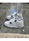 Jordan 4 Retro Beyaz Mor