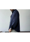 Marco Çizgili Modal Lacivert Gömlek