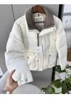 Moncler Beyaz Şişme Mont