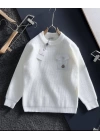 Moncler Triko Beyaz Sweatshirt