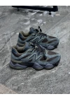 New Balance 9060 Yeşil Kahve Detaylı