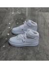 Nıke Air Force 107 Mid Beyaz Beyaz Spor Ayakkabı