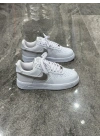 Nike Air Force 1 SS25 GS Iconic Details Silver Detaylı
