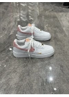 Nıke Air Force Beyaz Pembe Altın