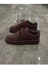 Nike Air Force Crazy Deri Bordo Spor Ayakkabı