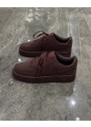 Nike Air Force Crazy Deri Bordo Spor Ayakkabı