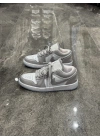 Nıke Air Jordan 1 Low Gri Beyaz Detaylı