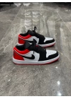 Nıke Air Jordan 1 Low Siyah Kırmzı Beyaz Detaylı