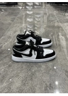 Nıke Air Jordan 1 Low Siyah Rugan Beyaz Detaylı