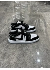 Nıke Air Jordan 1 Low Siyah Rugan Beyaz Detaylı