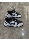 Nike Air Monarch Siyah Beyaz Mavi Detaylı