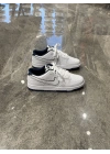 Nike Dunk Low Çift Logo Beyaz Laci Spor Ayakkabı