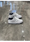 Nike Dunk Low Çift Logo Beyaz Laci Spor Ayakkabı