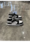 Nike Dunk Low Çift Logo Siyah Beyaz Spor Ayakkabı